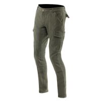 Dainese CARGO SLIM TAPERED (AA) textilní kalhoty zelené vel.32